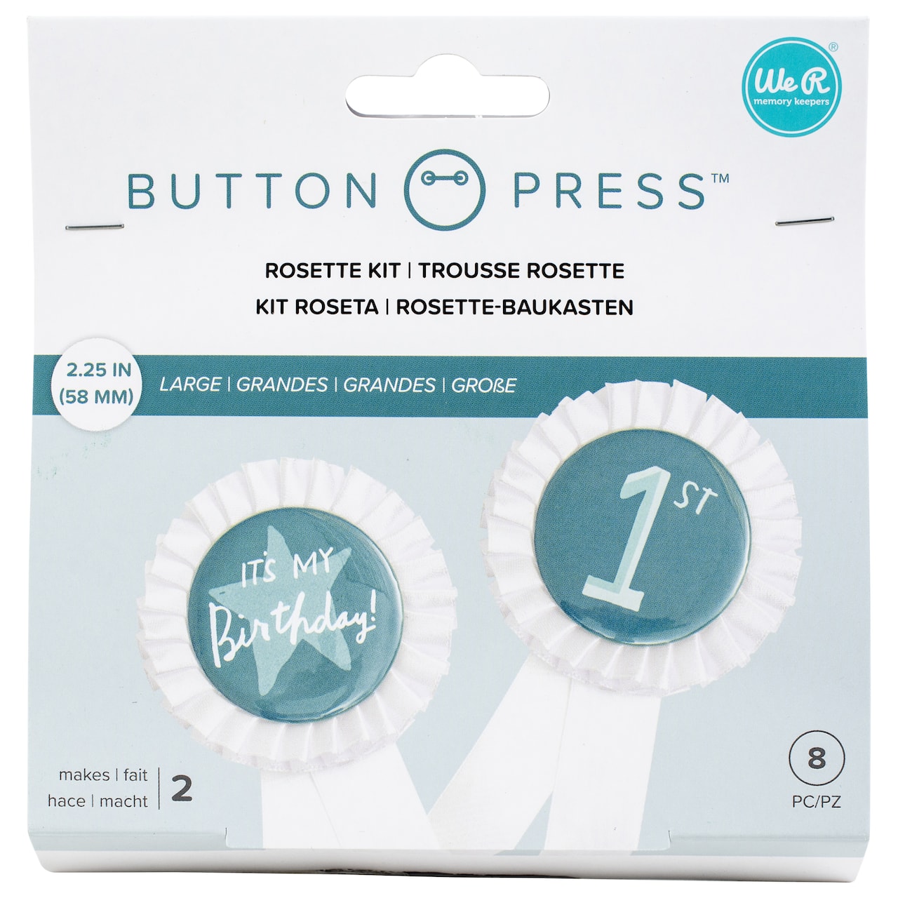 We R Memory Keepers® Button Press™ Rosette Kit, Makes 2
